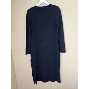 Paris Atelier & Other Stories Sweater Dress Sz Large  Navy Blue NWT Long Sleeve